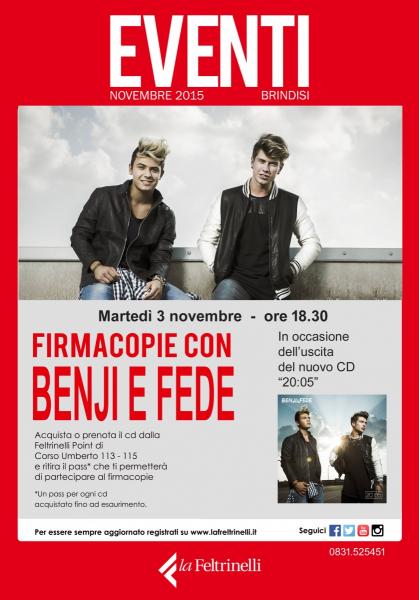 Firmacopie con Benji e Fede