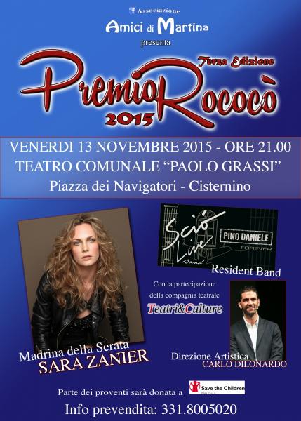 PREMIO ROCOCO' - Terza Edizione