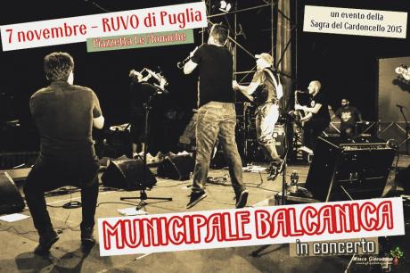 MUNICIPALE BALCANICA in concerto a Ruvo
