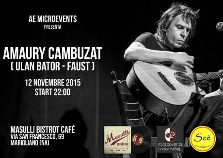 Amaury Cambuzat live
