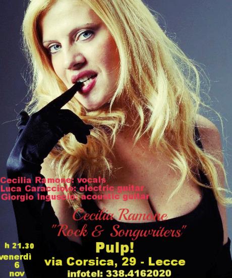 Concerto di Cecilia Ramone "Rock & songwriters"
