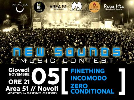 Torna il giovedì musicale di "New Sounds": sul palco dell'Area 51 salgono FineThing, Zero Conditional e Incomodo