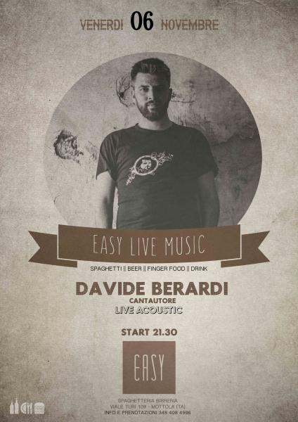 Davide BERARDI live at Easy - Mottola