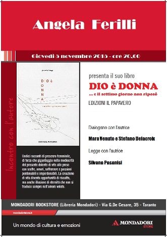 Incontro con l'autore "Dio è Donna. ... è il settimo giorno non riposò"
