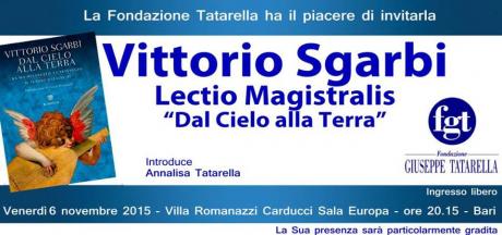 Vittorio Sgarbi per la Fondazione Tatarella