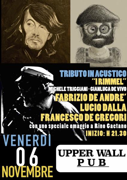 Tributo in Acustico a Francesco de Gregori-fabrizio de Andre'-lucio Dalla e Rino Gaetano
