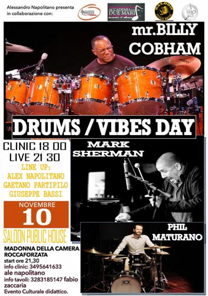 Billy Cobham Mark Sherman Phil Maturano + special Guest Live