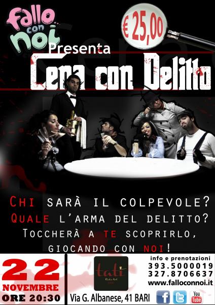 Cena con Delitto "Chi ha Ucciso il Maggiordomo?"