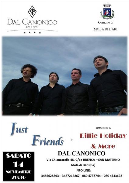 Just Friends "Omaggio a Billie Holiday and more"