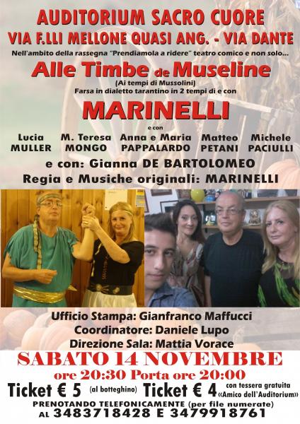 Finalmente il ritorno in scena di Ciccio Marinelli
