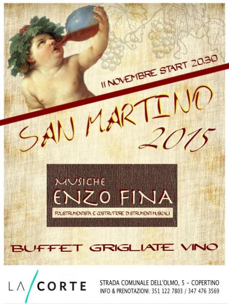 La serata di Bacco... con musiche di ENZO FINA