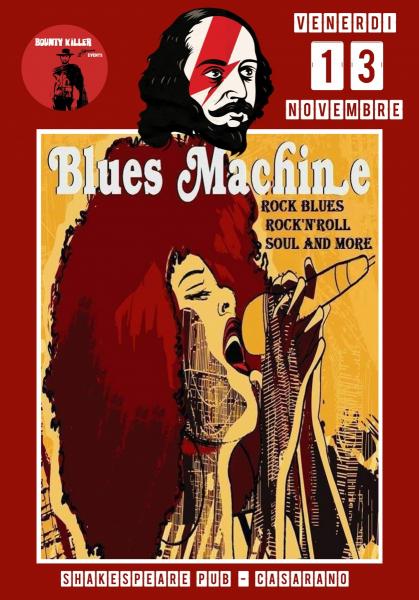 BLUES MACHINE TRIO - live at The Shakespeare Pub, Casarano