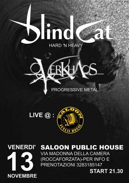 BLINDCAT+OVERKHAOS at live SALOON PUBLIC HOUSE