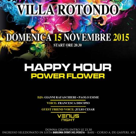 La Domenica Che ci Piace @ Villa Rotondo "Flower Power Party" Donna Gratis Entro le 23.30 in Lista Babilonia Eventi