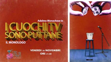 "I cuochi tv sono puttane" di Adelmo Monachese