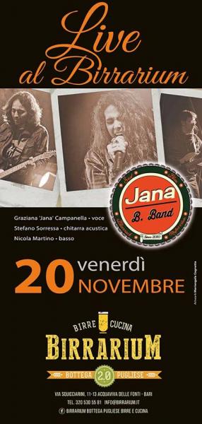 Jana Band Trio live al Birrarium