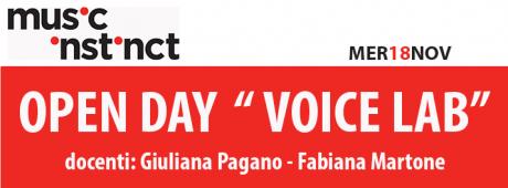 Music Instinct Open Day “Voice Lab”
