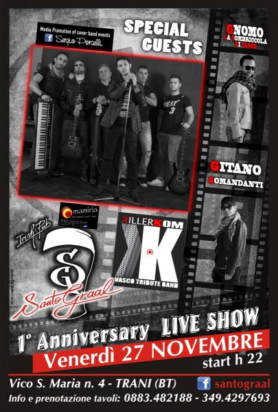 Killerkom Vasco Rossi Tribute Band 1°anniversary live Show