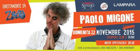 Sipario e Sorrisi e Canzoni presentano Paolo Migone nel suo “Completamente spettinato show”