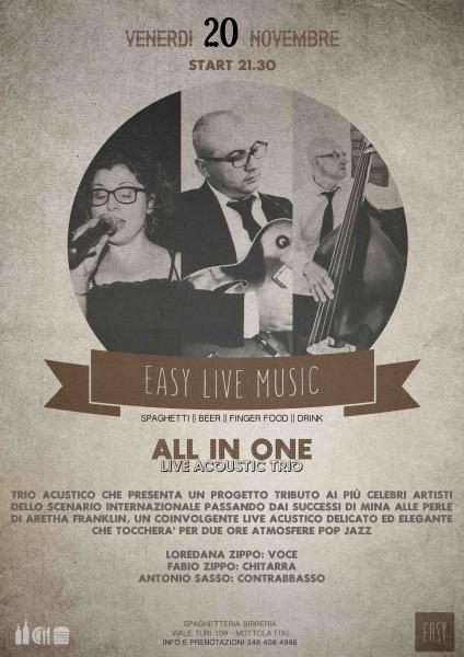 All In One - Live Acoustic Trio