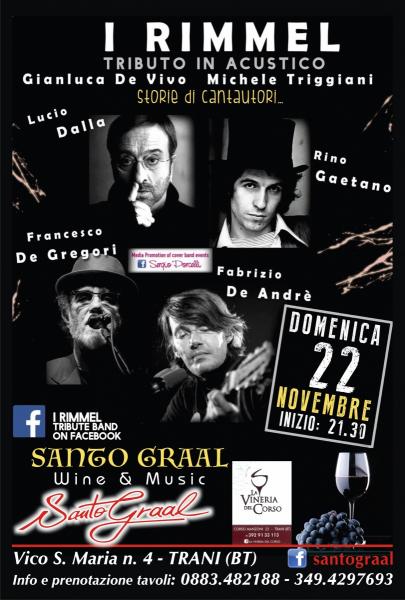 Santo Graal Wine & Music con i Rimmel