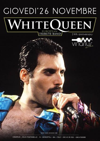 Giovedi 26 Dicembre White Queen at Vinarius