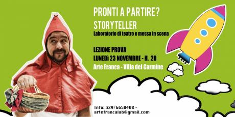 Lezione prova di Story Teller - Laboratorio di teatro e messa in scena