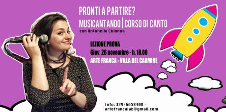 Lezione prova di MusiCantando - Laboratorio collettivo di canto
