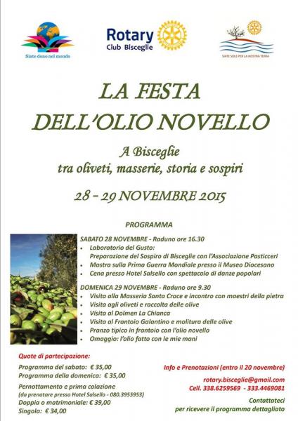 La Festa dell'Olio Novello