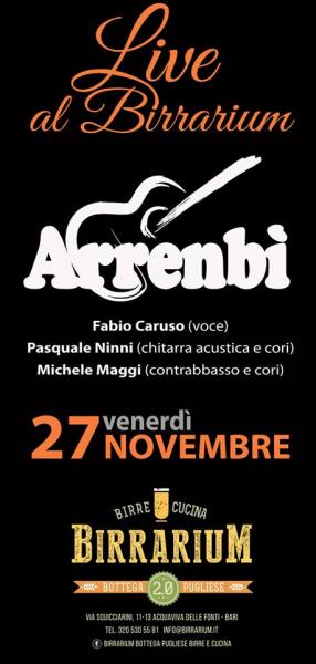 Arrenbi' live al Birrarium