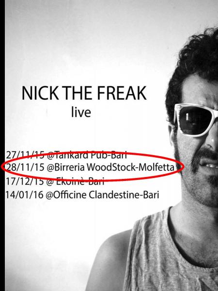 Live‬ Nick the Freak (BA) + Mr Bogo Dj