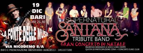 Gran Concerto di NATALE con i Supernatural " SANTANA " tribute band