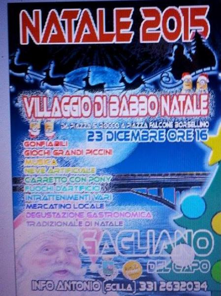 Il Villaggio di Babbo Natale a Gagliano