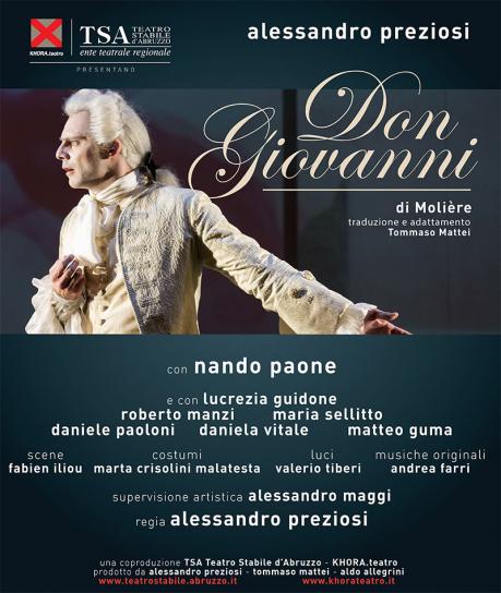 ALESSANDRO PREZIOSI in "Don Giovanni" di Moliere