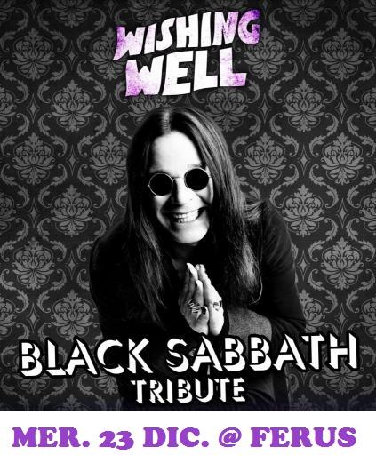 BLACK SABBATH tribute live con i "WHISHING WELL" per la settimana "NO STOP LIVE"