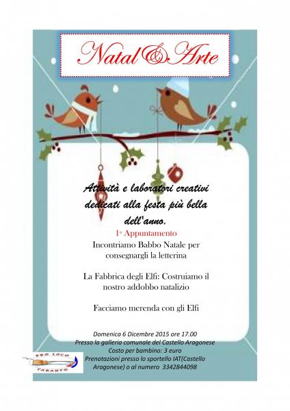 Natal&Arte. 1° appuntamento