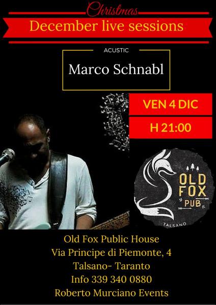 Marco Schnabl acustic live at Old Fox Public House - December live sessions