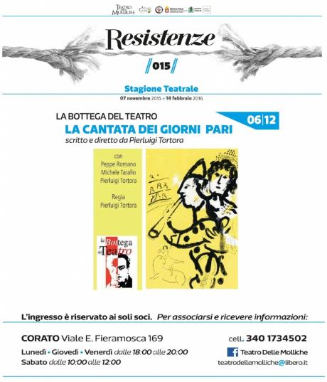 RESISTENZE 015 -"La cantata dei giorni pari"