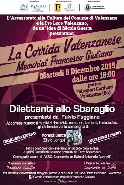 LA CORRIDA VALENZANESE: Memorial Francesco Giuliano