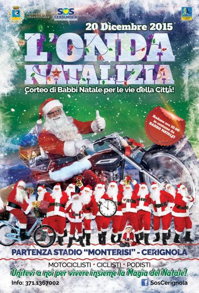 L'Onda Natalizia, Corteo di Babbi Natale!