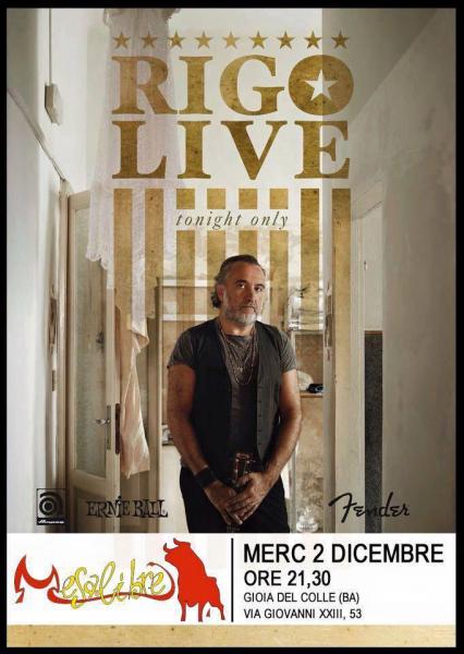 Rigo Righetti With Robby "Sanchez" Pellati live