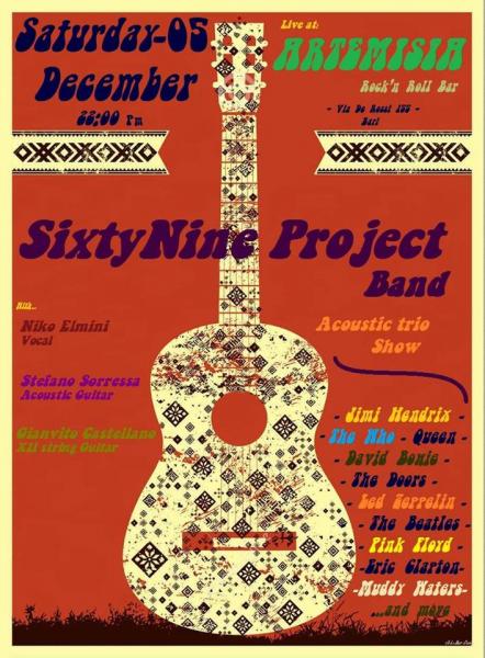 SIXTYNINE PROJECT - Acoustic Trio - Live at Artemisia Rock'n roll Bar