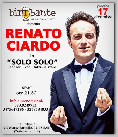 Renato Ciardo in "Solo Solo"