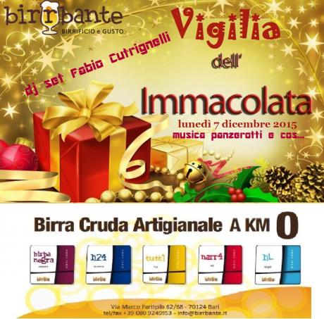 Vigilia dell'immacolata 2015: Musica... panzerotti e Cos... DJ Set Fabio Cutrignelli