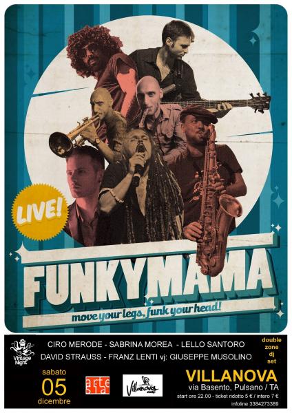 Funky Mama in concerto + Double Zone Dj Set