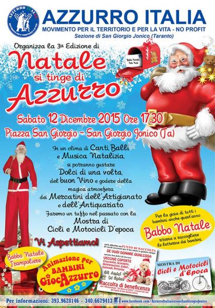 3a Edizione "Natale si Tinge di Azzurro"