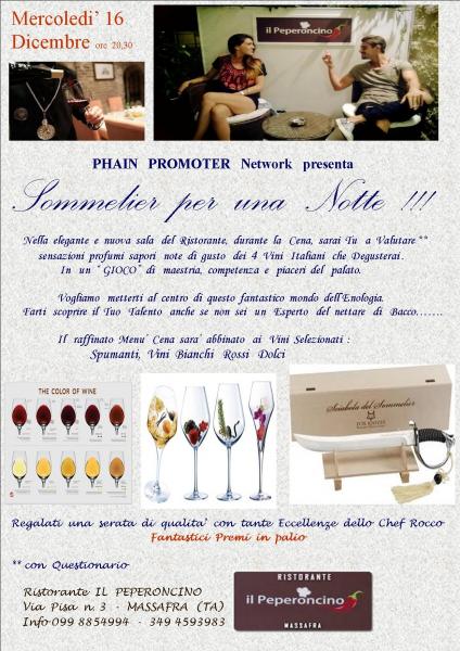 Sommelier   per  Una  Notte