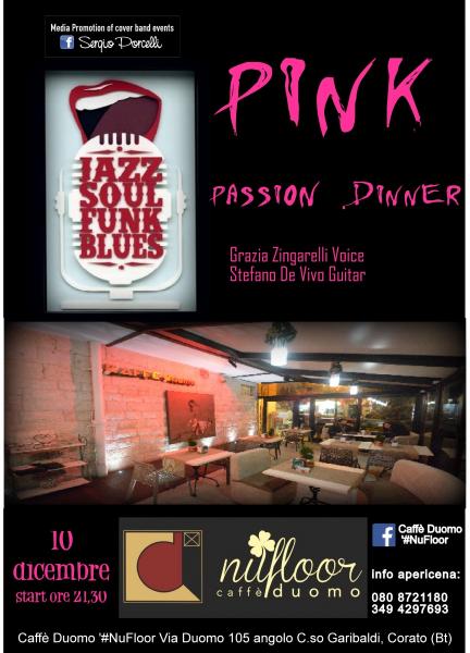 Pink Passion Dinner al Caffe' Duomo Corato