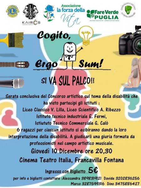 Serata conclusiva del concorso artistico, Cogito Ergo Sum