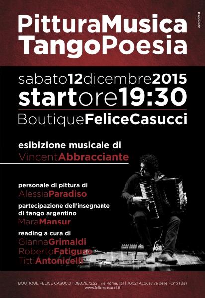 Pittura, poesia , moda e tango che passione